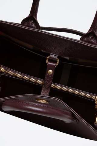 Sac à main en cuir - Beige