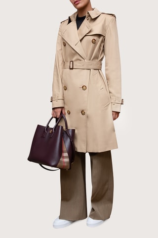 Sac à main en cuir - Beige