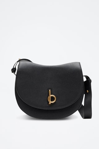 Sac porté épaule en cuir - Noir