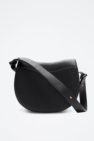 Sac porté épaule en cuir - Noir