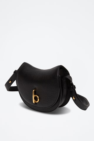 Sac bandoulière en cuir Burberry - Noir