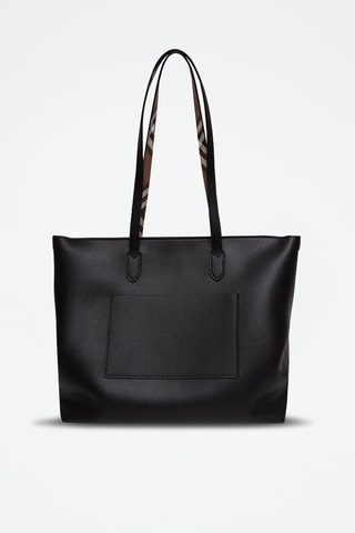 Tote bag en cuir - Noir