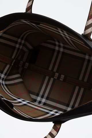 Tote bag en cuir - Noir
