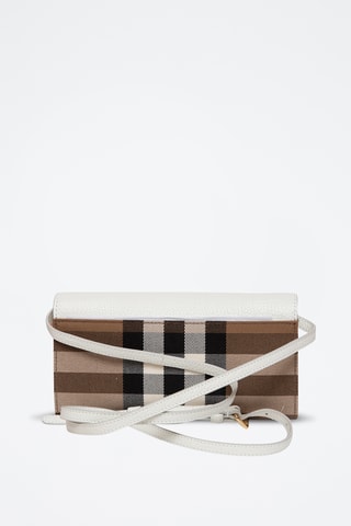 Sac bandoulière en cuir Hillington - Blanc