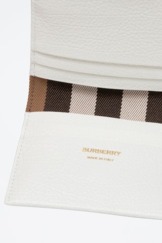 Portefeuille en cuir Edie - Blanc