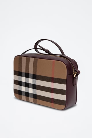 Sac bandoulière en cuir Ladies Line - Beige
