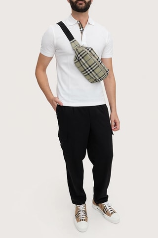 Sac banane Check - Marron
