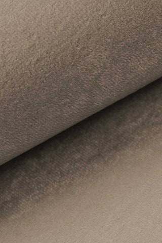 Canapé d'angle droit Moloko - Beige foncé - 5 places - Toucher velours