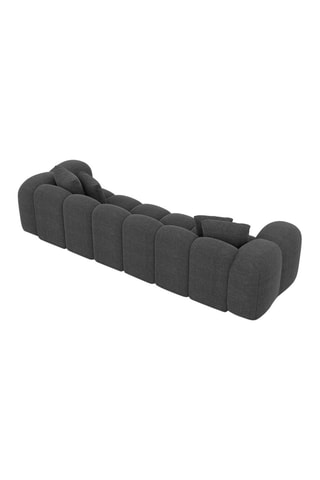 Canapé Nuvola - Anthracite - 4 places - Tissu structuré