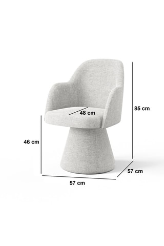 Chaise en hêtre et sapin massif Caprice - 57 x 85 x 57 cm