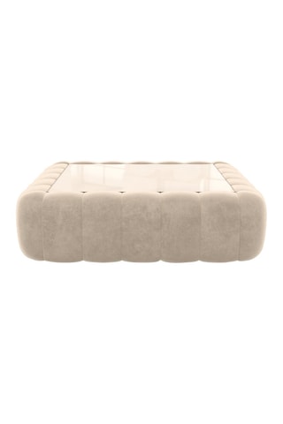 Table basse carrée Nuvola - Crème