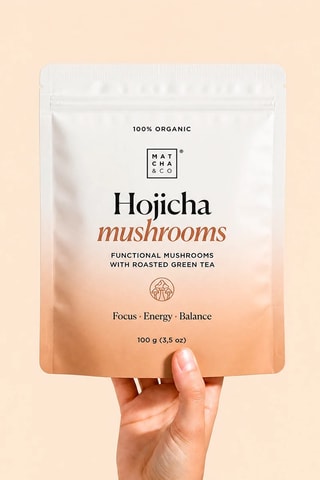 Thé hojicha aux champignons bio - 100 g