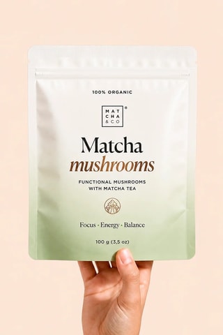 Thé matcha aux champignons bio - Goût umami - 100 g