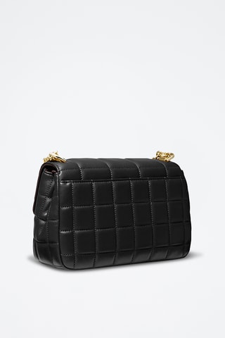 Sac porté épaule en cuir - Noir