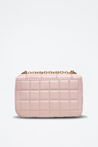 Sac porté épaule en cuir - Rose