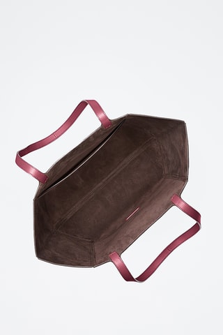Sac à main en cuir - Bordeaux