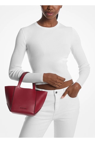 Sac à main en cuir - Bordeaux