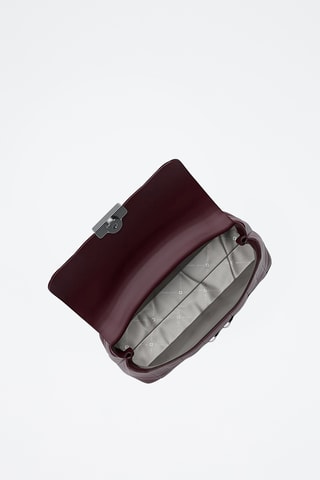 Leren Handtas - Bordeauxrood