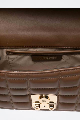 Sac porté épaule en cuir - Marron