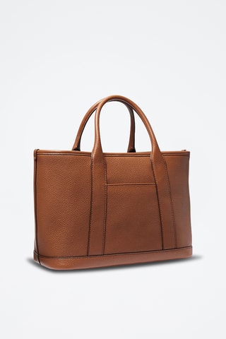 Sac en main en cuir - Marron