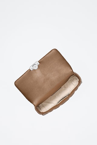 Leren Trendy Handtas - Bruin