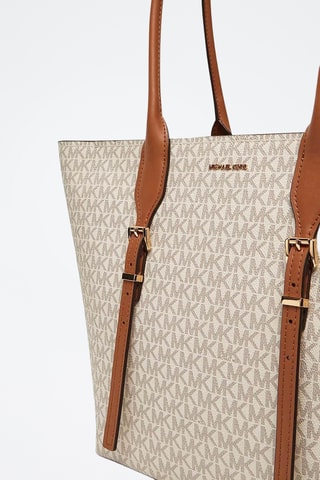 Cabas en cuir - Beige