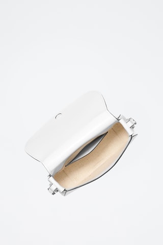 Sac bandoulière en cuir - Blanc