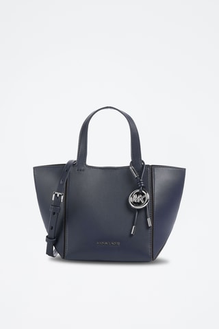 Leren Handtas - Marineblauw
