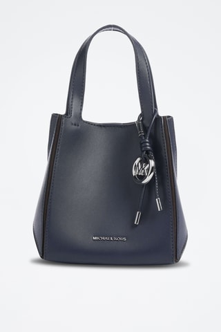 Leren Handtas - Marineblauw
