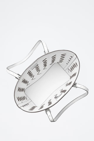 Leren Trendy Handtas - Wit