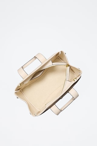 Leren Handtas - Beige