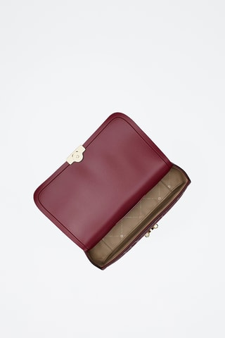 Sac porté épaule en cuir - Rouge