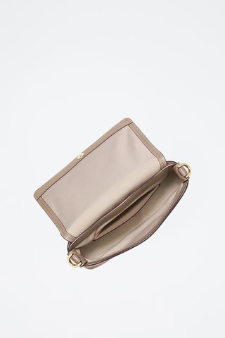 Leren Schoudertas - Beige