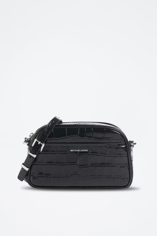Sac bandoulière en cuir - Noir