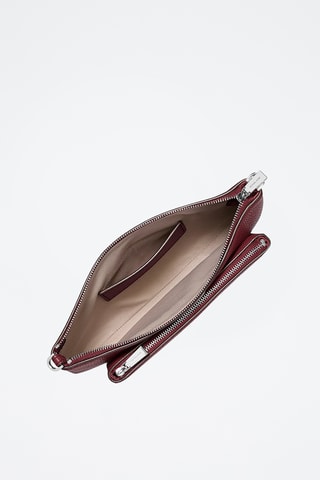 Sac bandoulière en cuir - Bordeaux