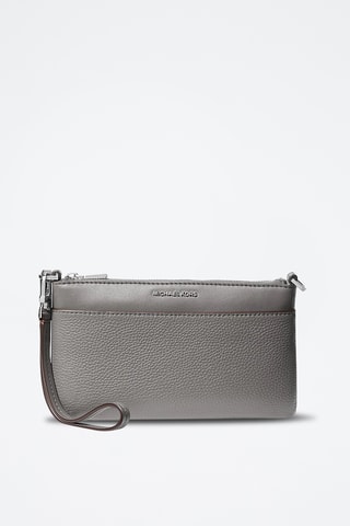 Pochette en cuir - Gris