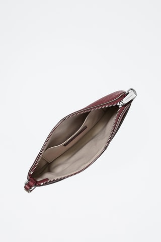 Pochette en cuir - Bordeaux