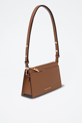 Sac bandoulière en cuir - Marron
