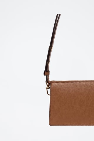 Sac bandoulière en cuir - Marron
