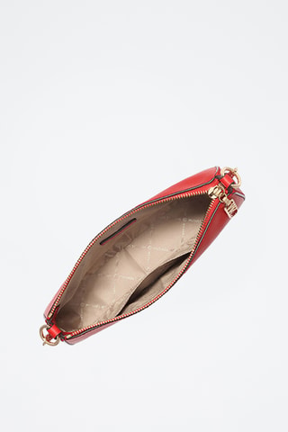 Sac porté épaule en cuir - Rouge