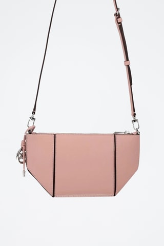 Sac bandoulière en cuir - Rose