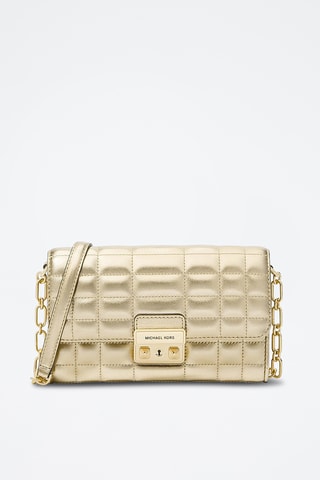 Sac bandoulière en cuir - Doré