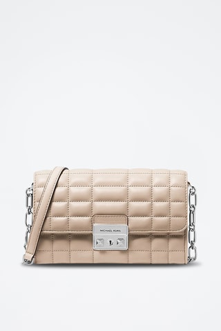 Sac bandoulière en cuir - Beige