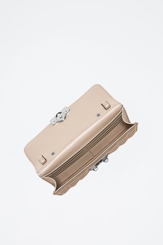 Sac bandoulière en cuir - Beige