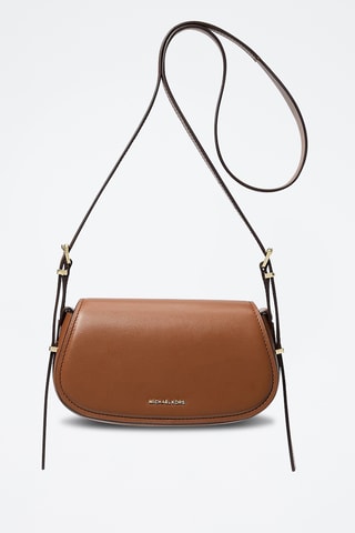 Sac bandoulière en cuir - Marron