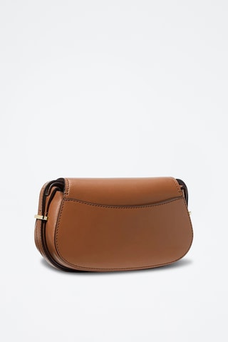 Sac bandoulière en cuir - Marron