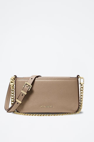 Sac bandoulière en cuir - Beige