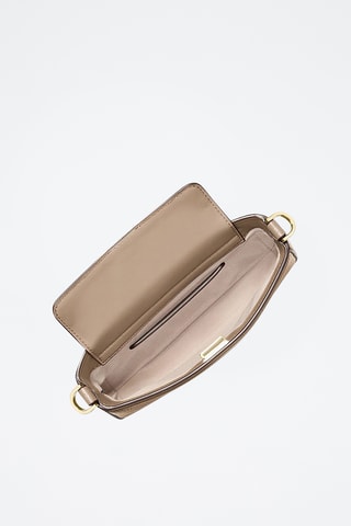 Sac bandoulière en cuir - Beige