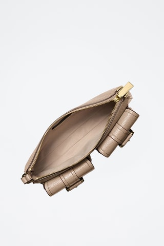 Leren Handtas - Beige