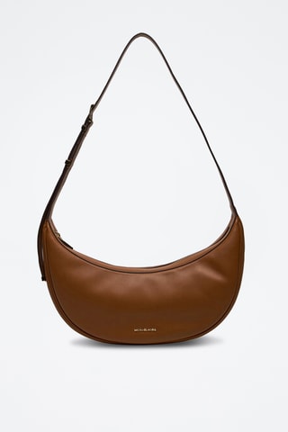 Leren Trendy Handtas - Bruin